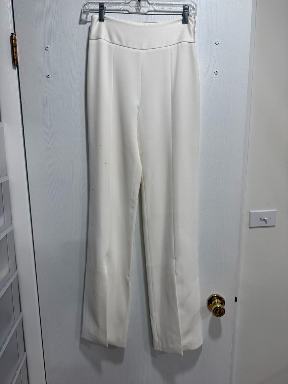 Jonathan Simkhai Cream Wide-Leg Pants
